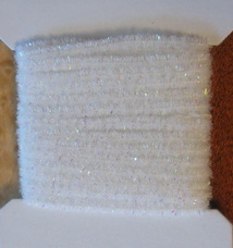 wooly bugger chenille small  white 